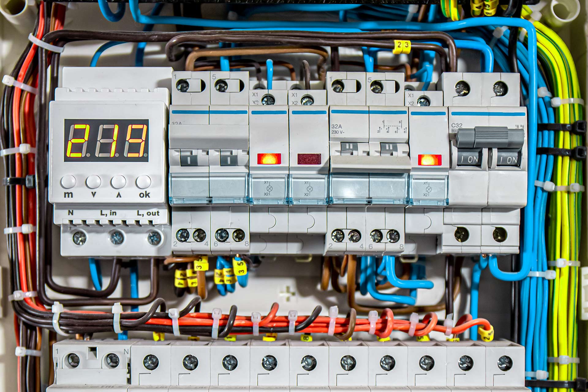 Tablero eléctrico industrial montado por Dicuel